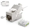 deleyCON CAT8 Netzwerkdose Unterputz RJ45 Keystone 40 Gbps, Produktbild-Vorschau 2