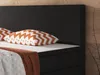 Boxspringbett B001 180x200 cm Webstoff Schwarz Produktbild-Vorschau 3
