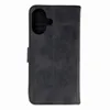 Etui Leder Buch Fall Na Iphone 16 Pro Max - Czarne Produktbild-Vorschau 8