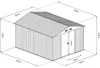 ALEOS. Gerätehaus Geräteschuppen 11m² 367x301x214 cm aus Produktbild-Vorschau 3