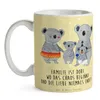 Mr. & Mrs. Panda Becher Koala Familie - Gelb Pastell - Produktbild-Vorschau 3