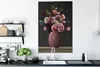 MuchoWow® - Leinwandbilder - Farben - Blumen - Vase, Produktbild-Vorschau 4