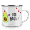 Mr. & Mrs. Panda Pott Avocado Geburtstag - Weiß - Geschenk, Produktbild-Vorschau 3