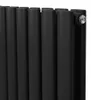 Oval Röhrenheizkörper - 600mm x 780mm - Schwarz Produktbild-Vorschau 10