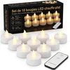 MONZANA® 10x Bougie LED chauffe plat sans flamme Voir les images du produit 1