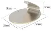KOTARBAU® Set di 6 pezzi. Ganci adesivi ovali in acciaio Anteprima dell’immagine prodotto 2