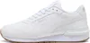 A white Puma sneaker with a brown sole is shown from the side against a white background. Produktbild-Vorschau
