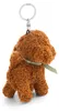 Nici Schlüsselanhänger Hund Pudel braun/grün stehend 10 cm Produktbild-Vorschau 3