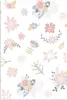MuchoWow® Poster Blumen - Muster - Pastell - Rosa - Baby - Produktbild-Vorschau 1