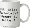 Mr. & Mrs. Panda Pott Spruch Schulanfang Inspiration - Weiß Produktbild-Vorschau 1