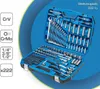 Högert Technik - Werkzeugset, Steckschlüssel, Bits und Produktbild-Vorschau 2