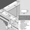 Kolanko rurowe Naber MF-RBFLEX 2 System 125, białe - Podgląd zdjęcia produktu 3