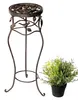 Tabouret de fleur Métal Noir Rond 52 cm Support de fleur Voir les images du produit 9