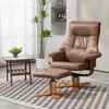 HOMCOM Relaxsessel mit Hocker, Fernsehsessel, Polstersessel Produktbild-Vorschau 10