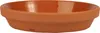 A terracotta plant saucer on a white background. Náhled obrázku produktu
