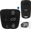 2X Klapp Schlüssel Tastenfeld 3 Tasten für HYUNDAI i20 i30 Produktbild-Vorschau 1