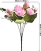 Camerazar Bouquet decorativo artificiale Peonia, rosa, 1pc Anteprima dell’immagine prodotto 13