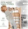 Structure d'escalade suédoise 6-en-1 avec toboggan – Voir les images du produit 3