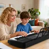 COSTWAY Elektrisch piano met 61 toetsen, 200 ritmes en 200 Productafbeelding-voorbeeld 2