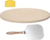 SucceBuy Pierre à pizza 381 x 381 mm, pierre ronde en Voir les images du produit 1