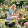Gartenhocker mit Rädern, rollbarer Gartenwagen mit Produktbild-Vorschau 8