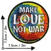 Aufnäher - Make love not war - bunt - Patch Produktbild-Vorschau 5