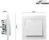 Křížový spínač McPower ''Flair'', 250V/10A, pod omítku, Náhled obrázku produktu 8