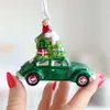 Weihnachtsauto aus Glas mit Geschenken Decor von Glassor Produktbild-Vorschau 2