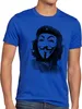 style3 Anonymous Cuba Liberta Herren T-Shirt Hacktivismus Produktbild-Vorschau 1