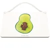 Mr. & Mrs. Panda Schild Avocado Kern DIN A5 - Weiß - Produktbild-Vorschau 2