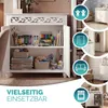 CASARIA® Mobiletto Bianco Stile Country 76x65x35cm 2 Anteprima dell’immagine prodotto 6