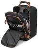 Schwarzer Kabinenrucksack 40x30x20 für Ryanair & Wizz Air, Produktbild-Vorschau 4