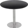 Stehtisch Bistrotisch Schwarz Rund Edelstahlfuß 60x60x105 Produktbild-Vorschau 3