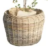 Natur Rattankorb GINI Natural Grey ca.46x36cm Pflanzkorb Produktbild-Vorschau 2