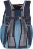 The back of a blue Deuter backpack, showing the straps and mesh ventilation system. Náhľad obrázku produktu