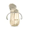 A baby bottle with a straw and handles, shown against a white background. Produktbild-Vorschau