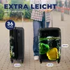 MuchoWow® Koffer Handgepäck Trolley Rollkoffer Kleine Produktbild-Vorschau 5