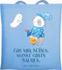 Mr. & Mrs. Panda Shopping Tasche Panda Zauberer - Sky Blue Produktbild-Vorschau 1