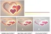 Plafonnier LED en forme de cœur avec télécommande (rose) Voir les images du produit 6