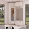 Garderoben-Set Napoli Version 19: Eckschrank mit Produktbild-Vorschau 6