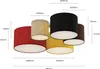 Lindby Deckenleuchte Laurenz, 5-flg., rot/gelb, Textil Produktbild-Vorschau 7