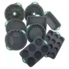 9er-Set Silikon-Backformen – Antihaft, rund & eckig, Produktbild-Vorschau 2