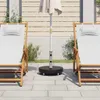 vidaXL Sonnenschirmständer Granit 30 kg Rund Schwarz Produktbild-Vorschau 2