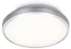 B.K.Licht LED plafondlamp, zilver/titanium, rond, diameter Productafbeelding-voorbeeld 1