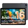 TABWEE T80 Tablet 10 pollici, Android 15, 64GB ROM, 1280 x Anteprima dell’immagine prodotto 1
