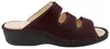FINN COMFORT Pisa Damen Pantolette dunkelrot bedrucktes Produktbild-Vorschau 4