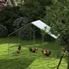 PawHut Hühnerstall Freilaufgehege 3x1,7x1,9 m mit Schloss Produktbild-Vorschau 2