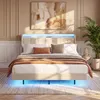 Postel s čalúneným čelom BEALIFE, 160x200 cm, s USB Náhľad obrázku produktu 1