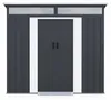 Aga Záhradný domček 238x132x180 cm Tmavosivý Náhľad obrázku produktu 10