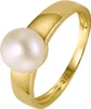 Damen Ring 375 Gold Perle weiß 7,5-8mm (Gr. 56) Produktbild-Vorschau 2